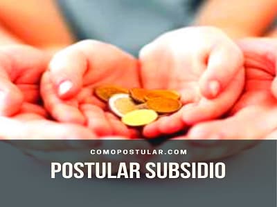 Postular subsidio